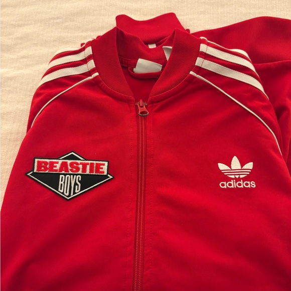 adidas Red Athletic Track Jacket women’s xl - Picture 9 of 10